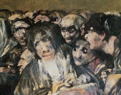 Pilgrimage to San Isidro, 1821 (detail) by Francisco de Goya